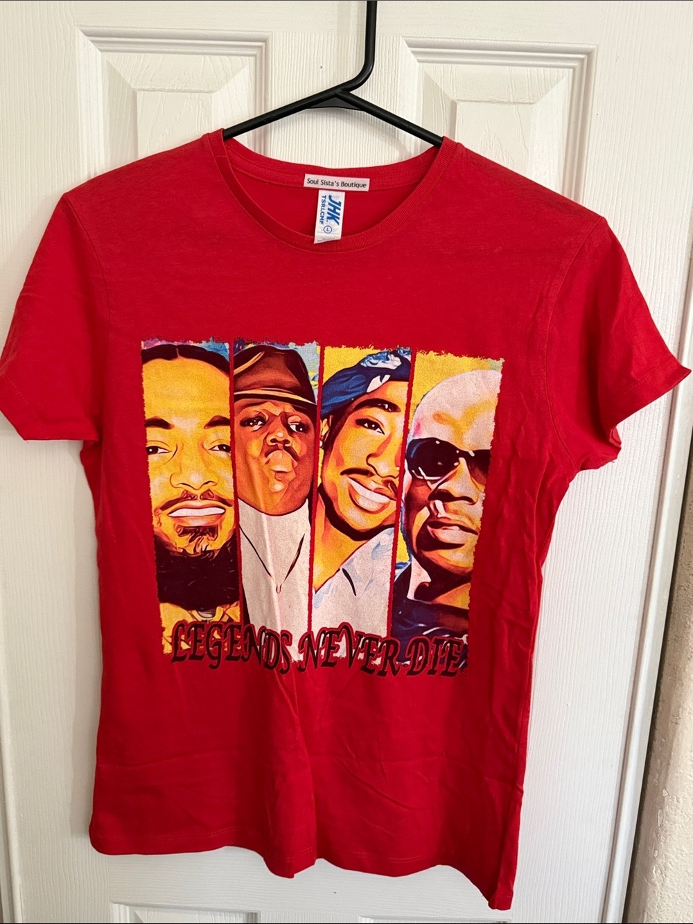 Legends Never Die Men’s Crewneck T-Shirt - Picture 4 of 5